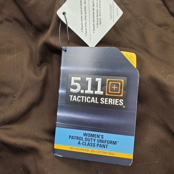 5.11 Tactical Women 10 Pant A-Class PDU Twill Patrol Duty Uniform Brwn 64304 NEW - Picture 10 of 16